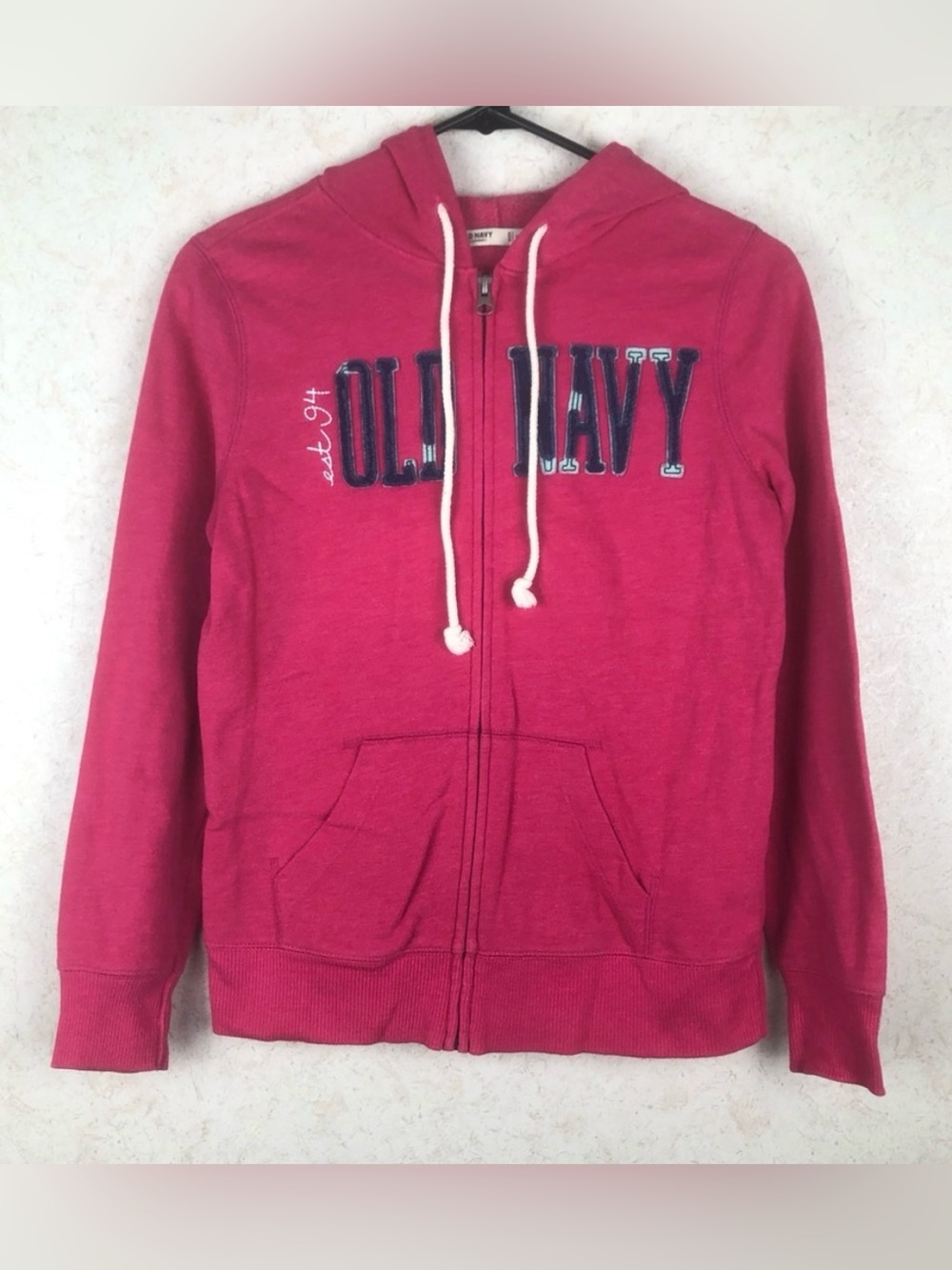 Old navy pink drawstring hoodie XS girly y2k
